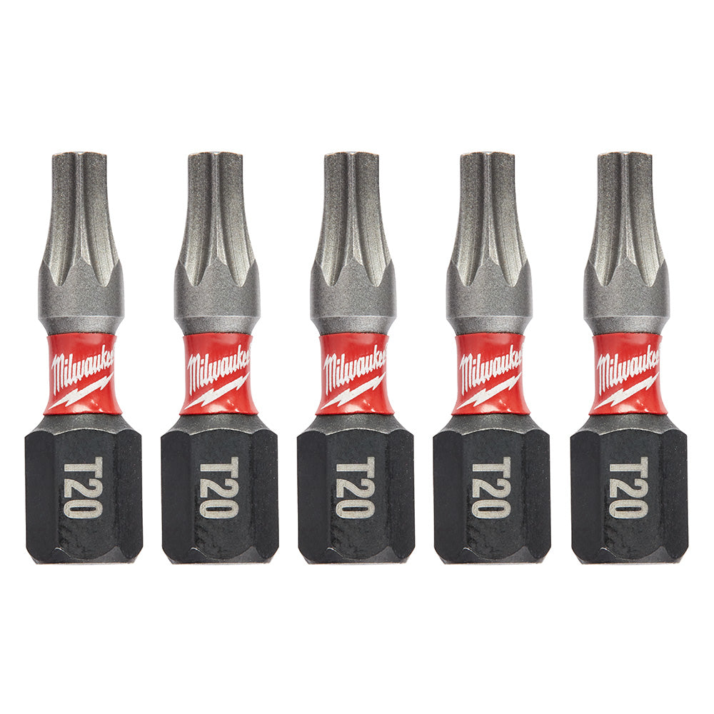Milwaukee Electric (3) 5Pk Insert Bit T20 - MLW-48-32-4614 | MFVCanada.com