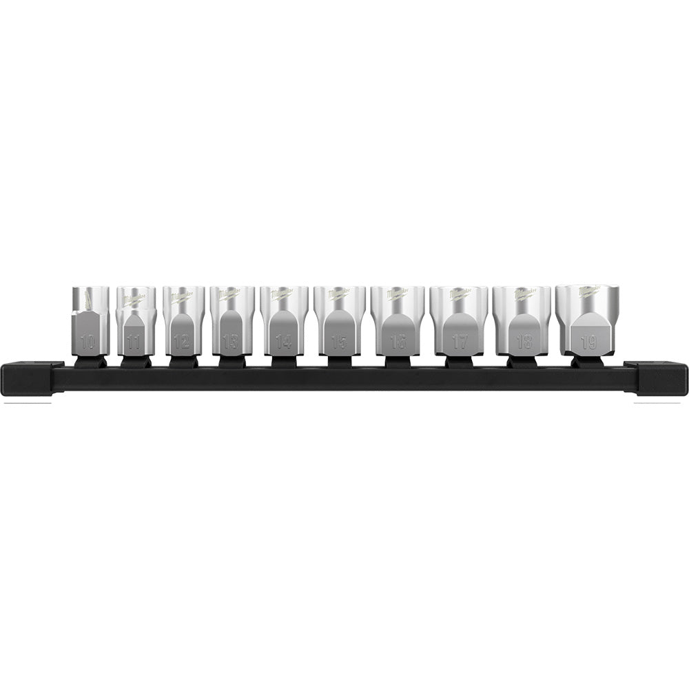 Milwaukee Electric 10Pc Socket Set - Metric - MLW-48-22-9503 | MFVCanada.com
