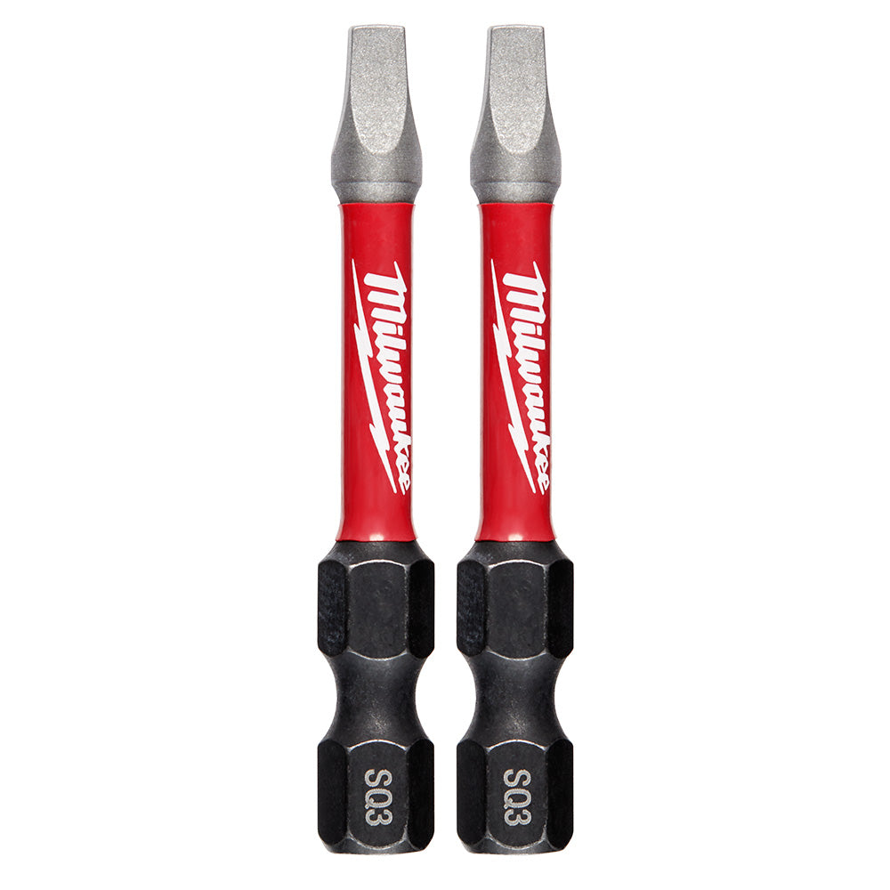 Milwaukee Electric 2Pk 2In Power Bit Sq3 - MLW-48-32-4910 | MFVCanada.com