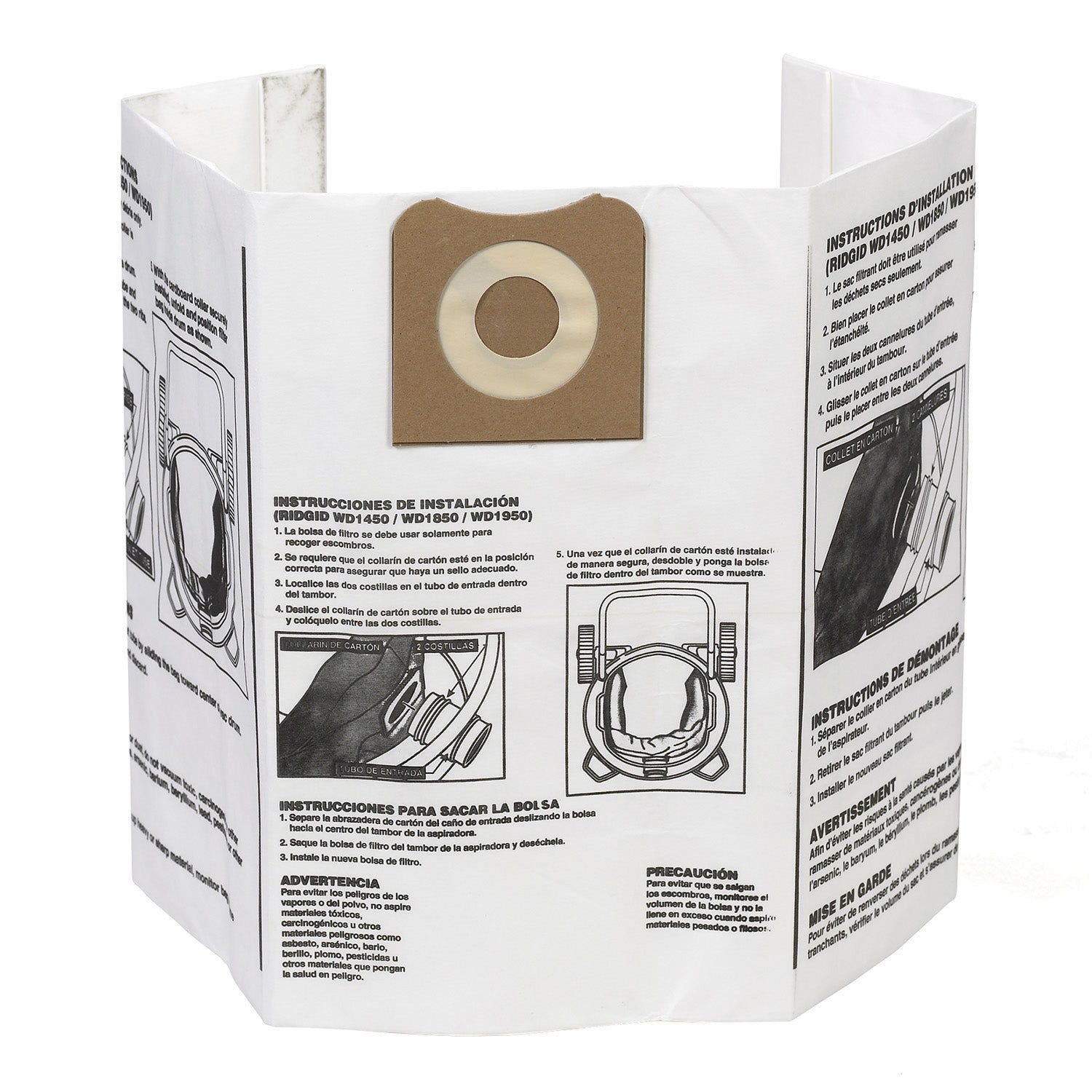 Ridgid Bag, Filter Vf3502 - RGD-23743 | GarageAndFab.com