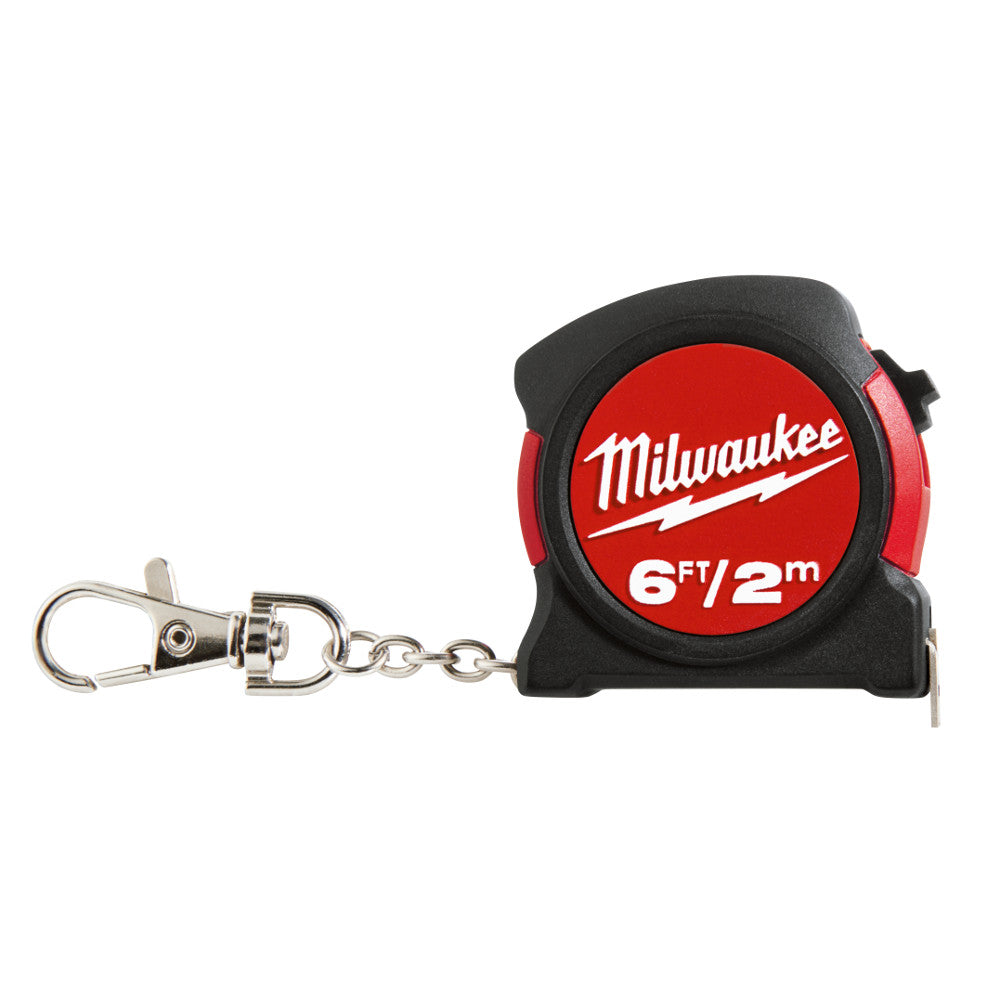 Milwaukee Electric (12) 6Ft/2M Keychain Tape - Bulk - MLW-48-22-5506 | MFVCanada.com
