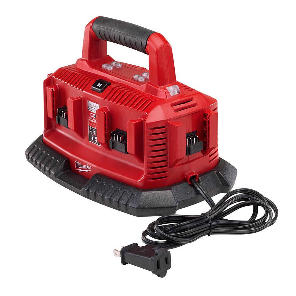 Milwaukee Electric M18 Six Pack Sequential Charger - MLW-48-59-1806 | MFVCanada.com