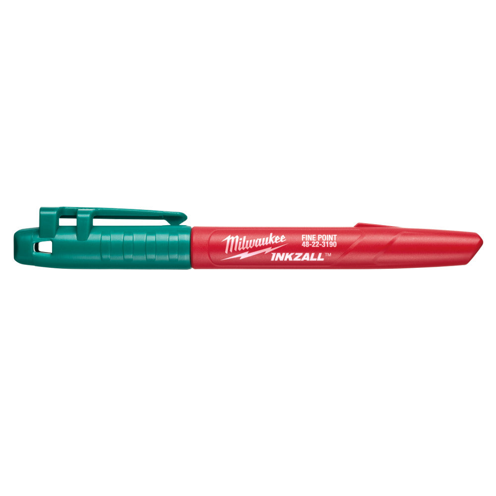 Milwaukee Electric (36) Green Fine Point Markers - MLW-48-22-3190 | MFVCanada.com