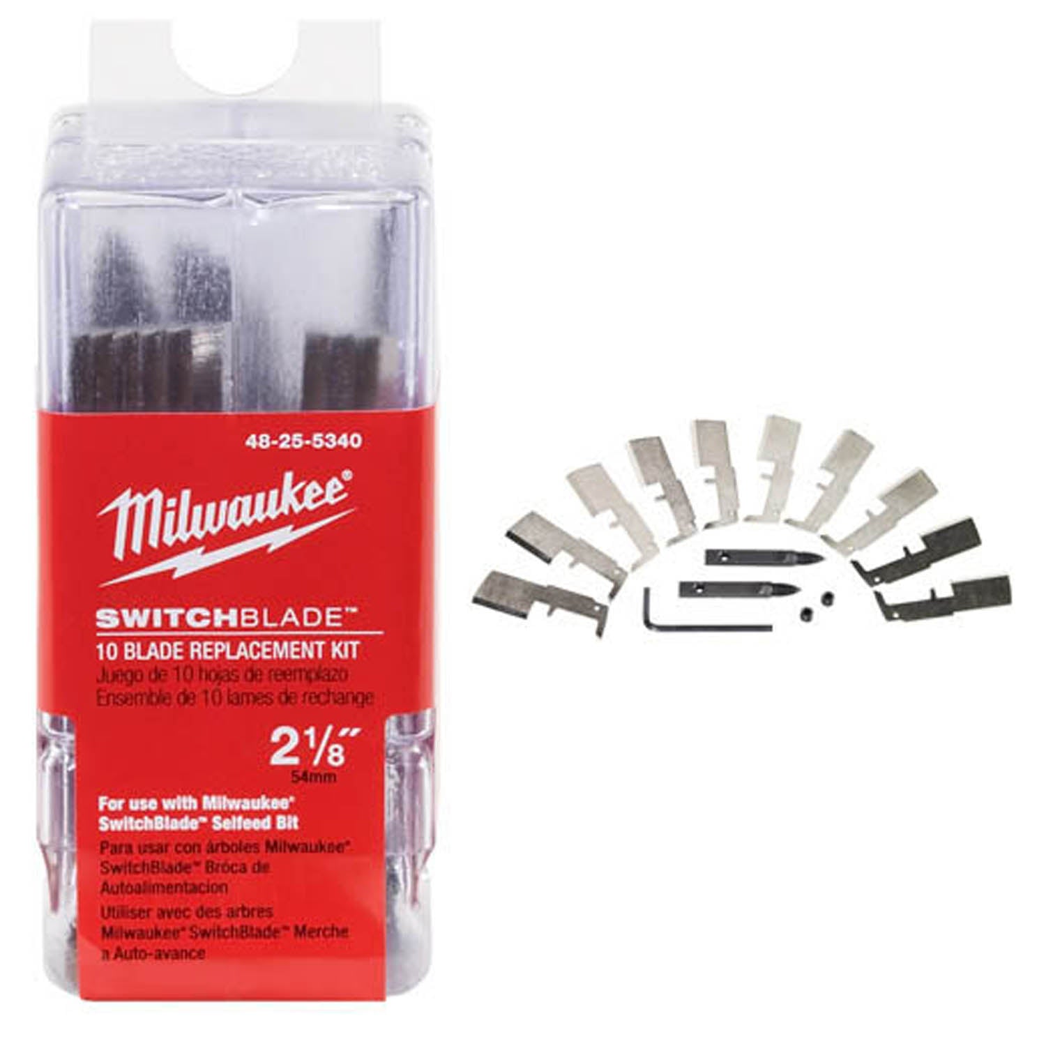 Milwaukee Electric 1-3/8" 10Pk Switchblades - MLW-48-25-5320 | MFVCanada.com