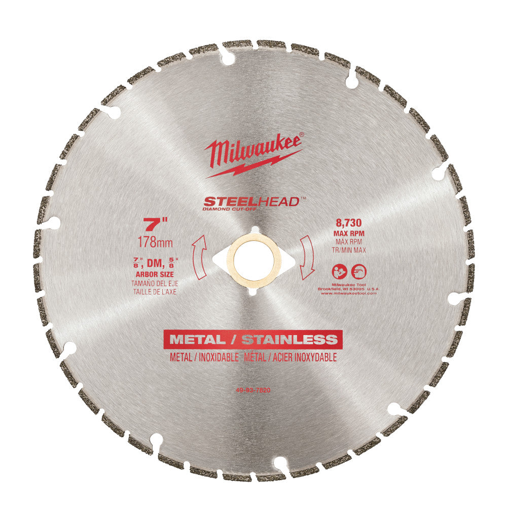 Milwaukee Electric 7" Steel Cutting Segmented - MLW-49-93-7820 | MFVCanada.com