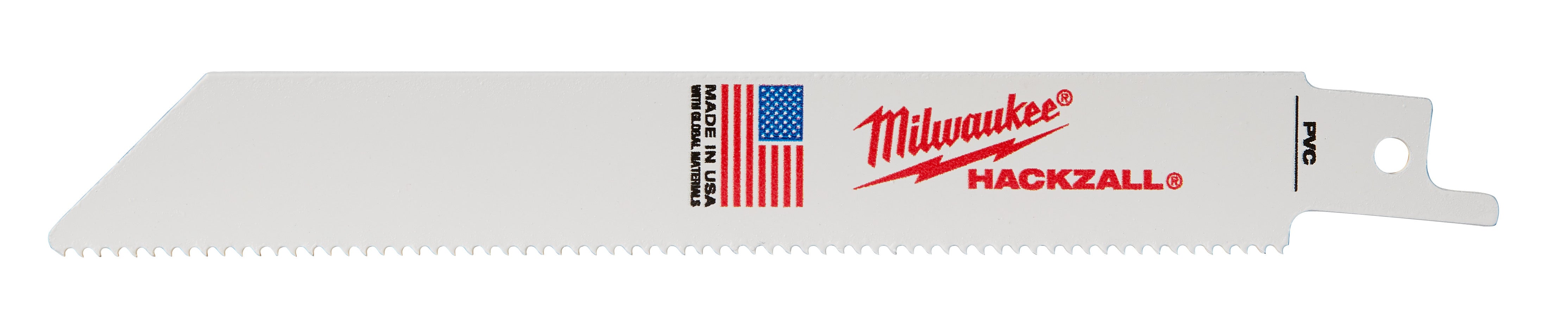 Milwaukee Electric 5 Pk 6"14Tpi Hackzall Bl Pvc - MLW-49-00-5614 | MFVCanada.com