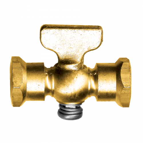Fairview Shut-Off;1/4FPT;Hex/T Handle Item #: FVF-6103-B | GarageAndFab.com