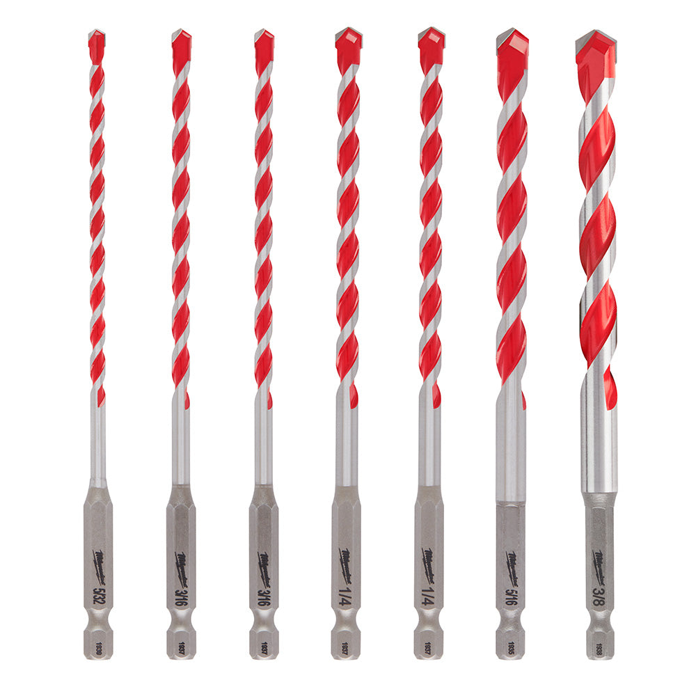 Milwaukee Electric Hamrdrill 7Pc Kit - MLW-48-20-9052 | MFVCanada.com