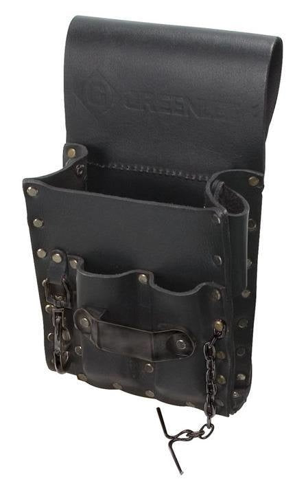 Greenlee Pouch,  Leather 5 Pocket -GRE-0258-13 | GarageAndFab.com