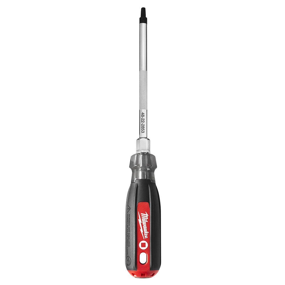 Milwaukee Electric #3 Square - 6" Cushion Grip Scrwdrvr - MLW-48-22-2853 | MFVCanada.com