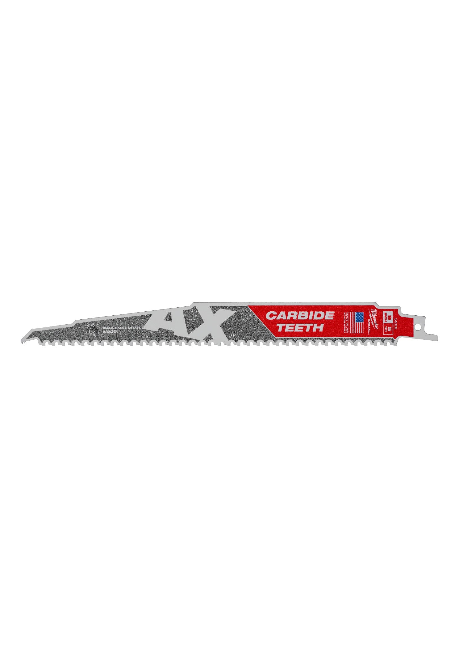 Milwaukee Electric 9In Cax 5Pk Sawzall Blade - MLW-48-00-5526 | MFVCanada.com