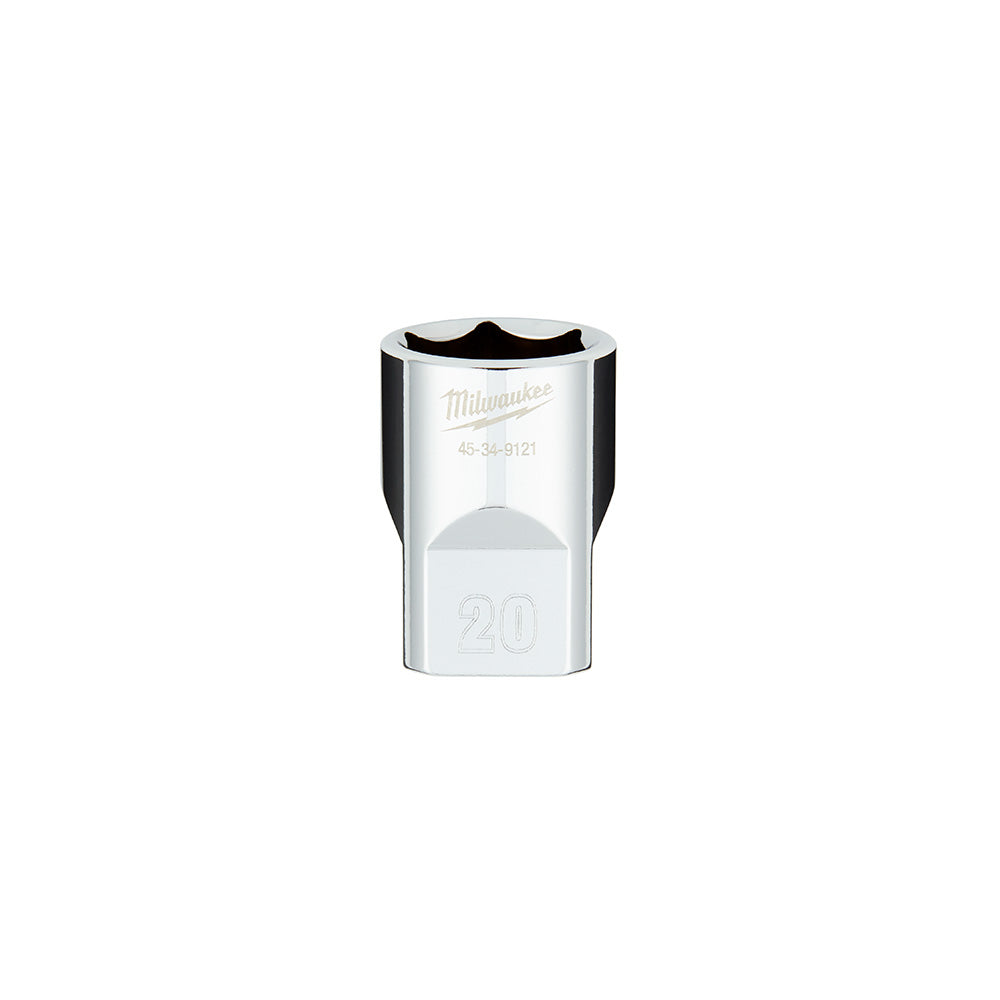 Milwaukee Electric 1/2" Drive 20 m Socket - MLW-45-34-9121 | MFVCanada.com