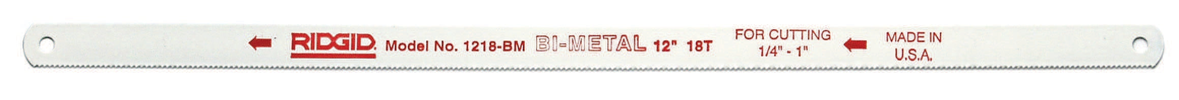 Ridgid Blade, Ctn 100: 1224Bm 12" - RGD-56852 | GarageAndFab.com