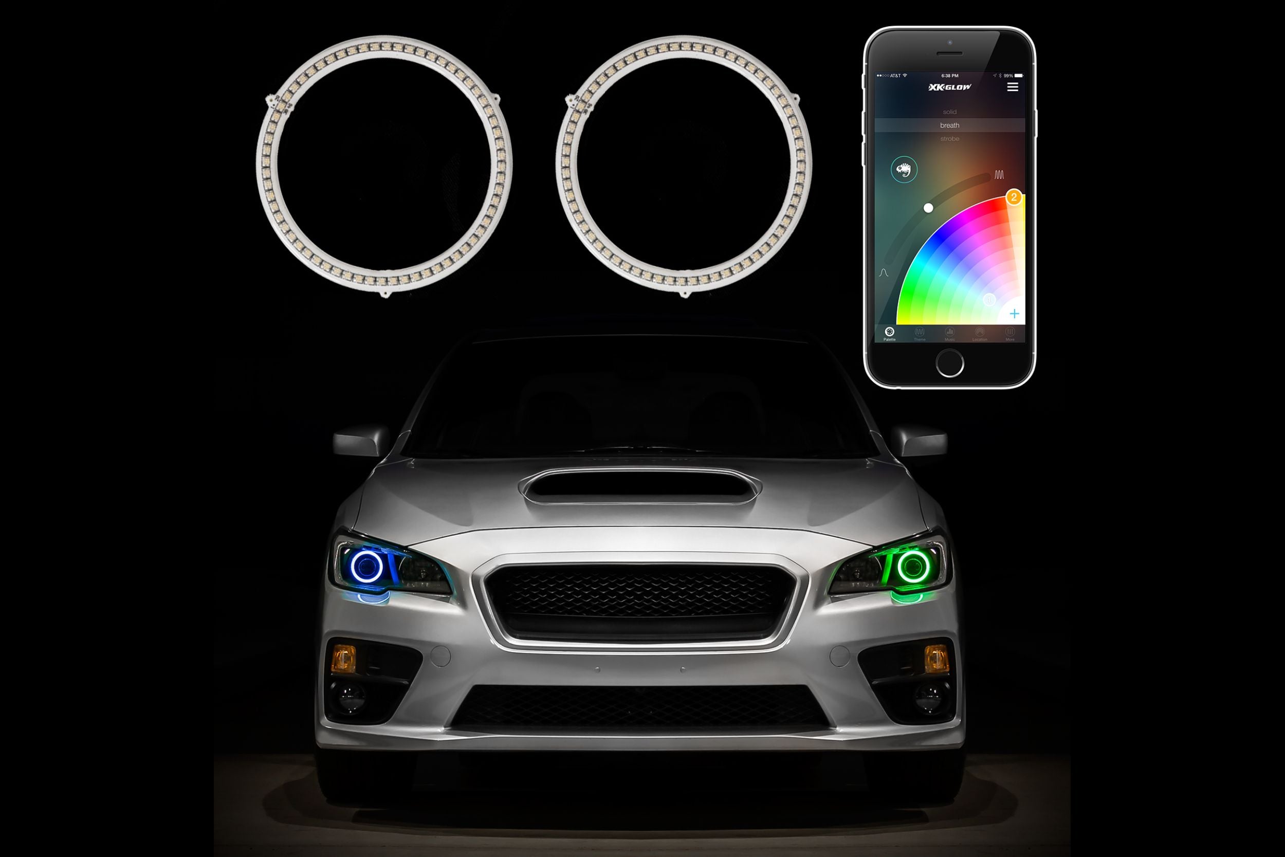 XK Glow XK042008-NC-70 | GarageAndFab.com
