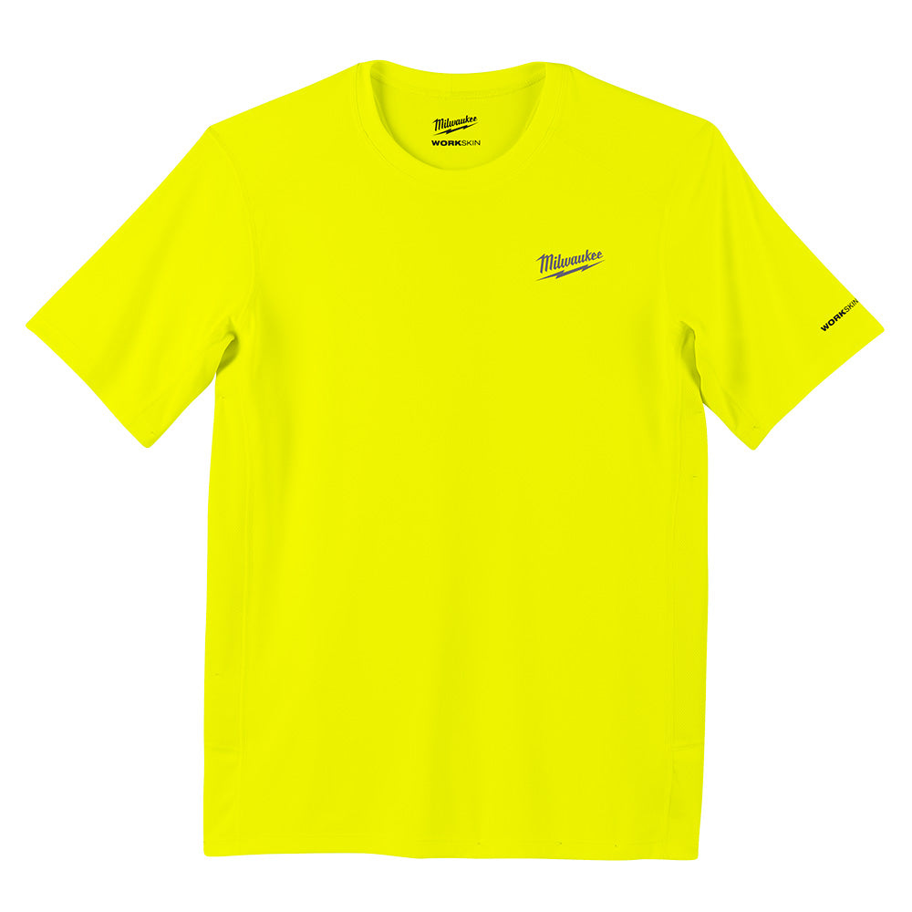 Milwaukee Electric Workskin Light Ss Shirt - Hi Vis Xl - MLW-414HV-XL | MFVCanada.com