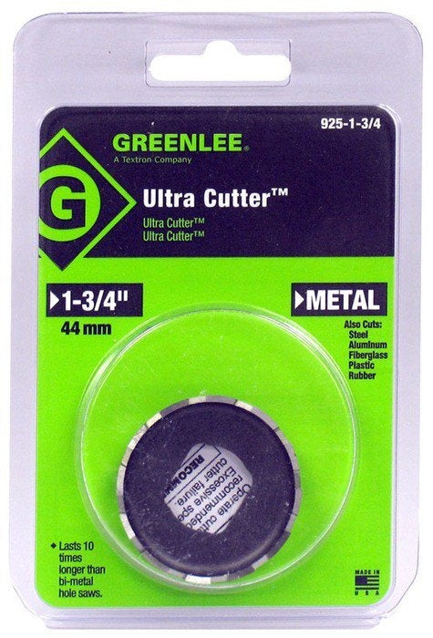 Greenlee Cutter Pkg,Hss 1.750" - GRE-925-1-3/4 | GarageAndFab.com