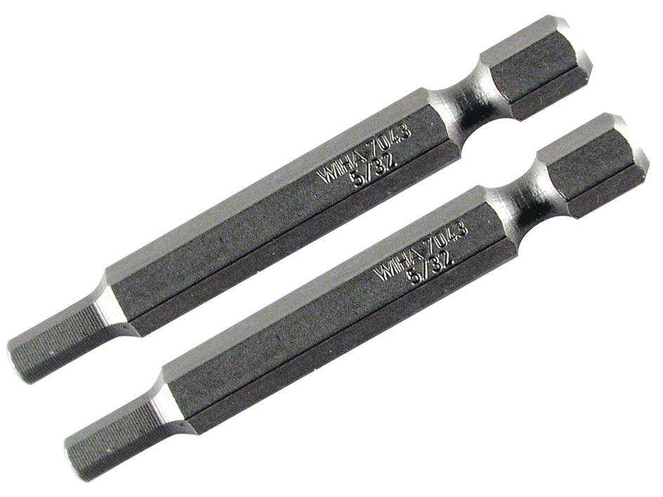WIHA TOOLS Hex Power Bit 4.0 X 70Mm - 2 Pack - WIH-73931 | GarageAndFab.com