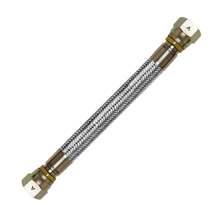 Fairview 1/4 Nom.ID PTFE 1/4FJICx1/4FJIC;48in Item #: FVF-HT4C48FJ4FJ4 | GarageAndFab.com