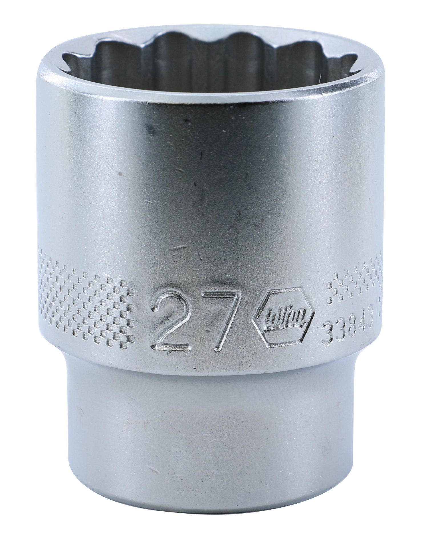 WIHA TOOLS 12 Point - 1/2" Drive Socket 27.0Mm - WIH-33843 | GarageAndFab.com