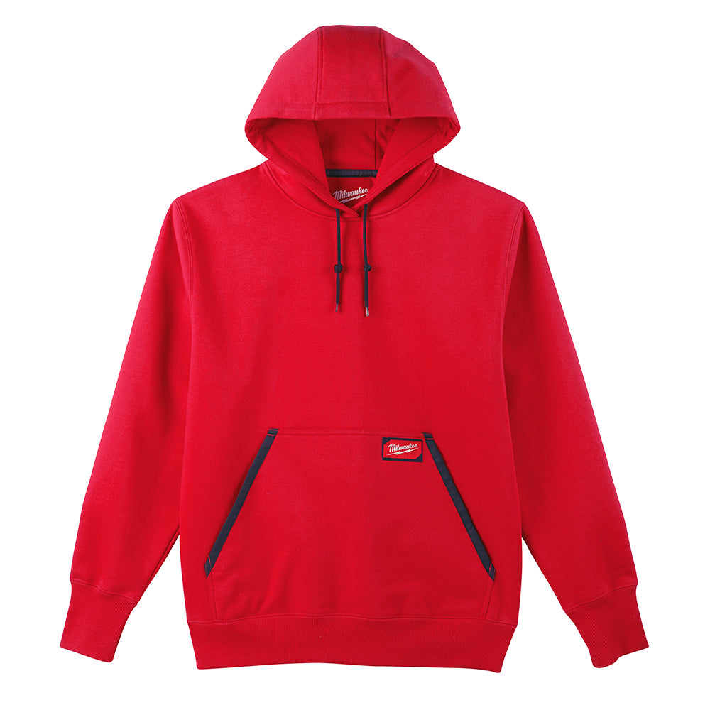 Milwaukee Electric Hd Pullover Hoodie - Red 2X - MLW-350R-2X | MFVCanada.com