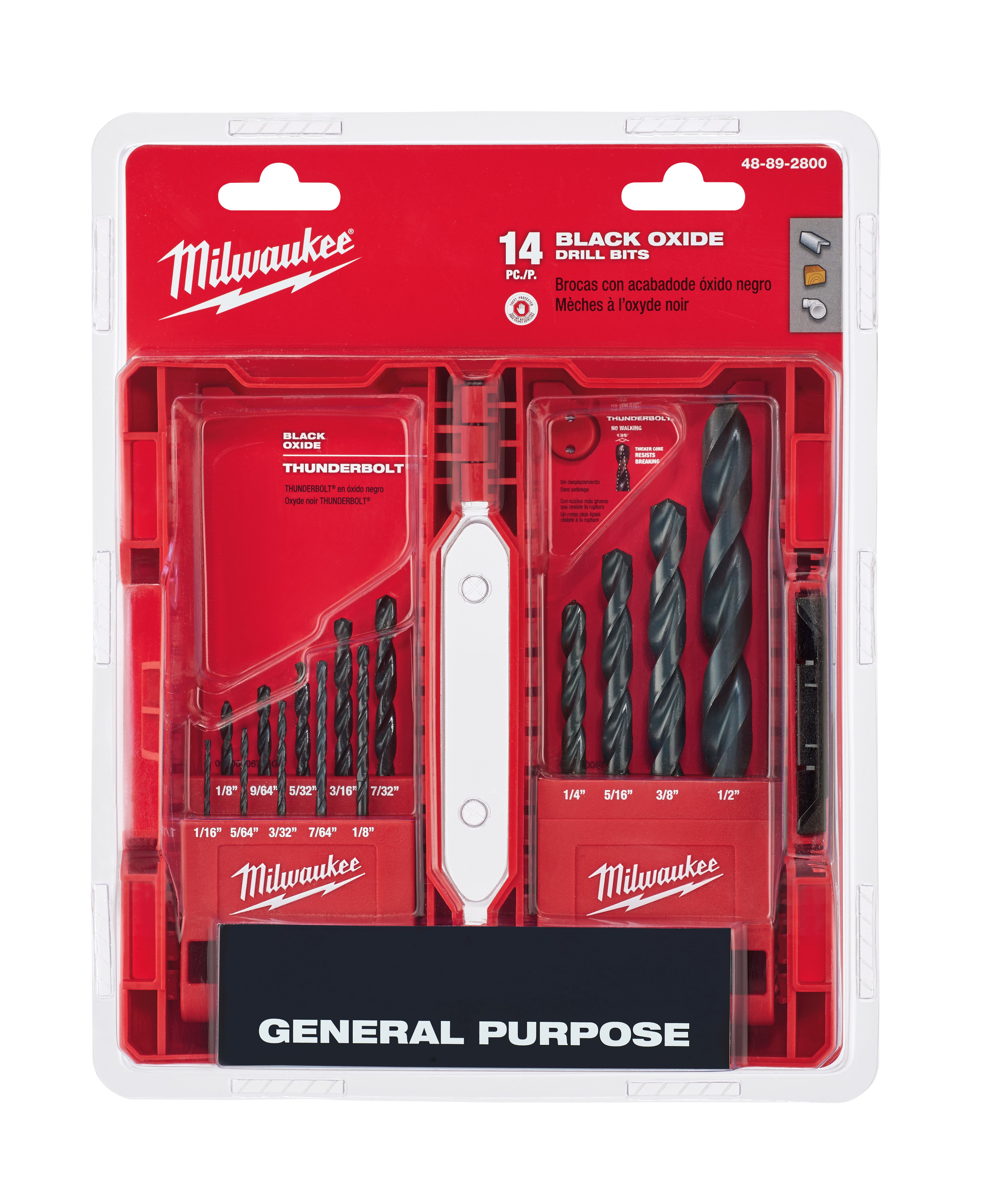 Milwaukee Electric 14 Pc Bl Ox Tbolt 135Sp Kit - MLW-48-89-2800 | MFVCanada.com
