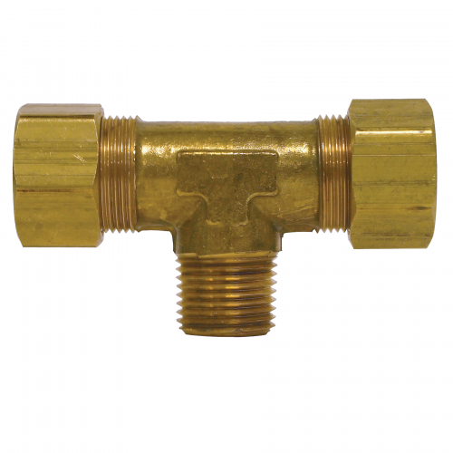 Fairview Brass Comp Tee;5/8x1/2 MPT Item #: FVF-72-10D | GarageAndFab.com