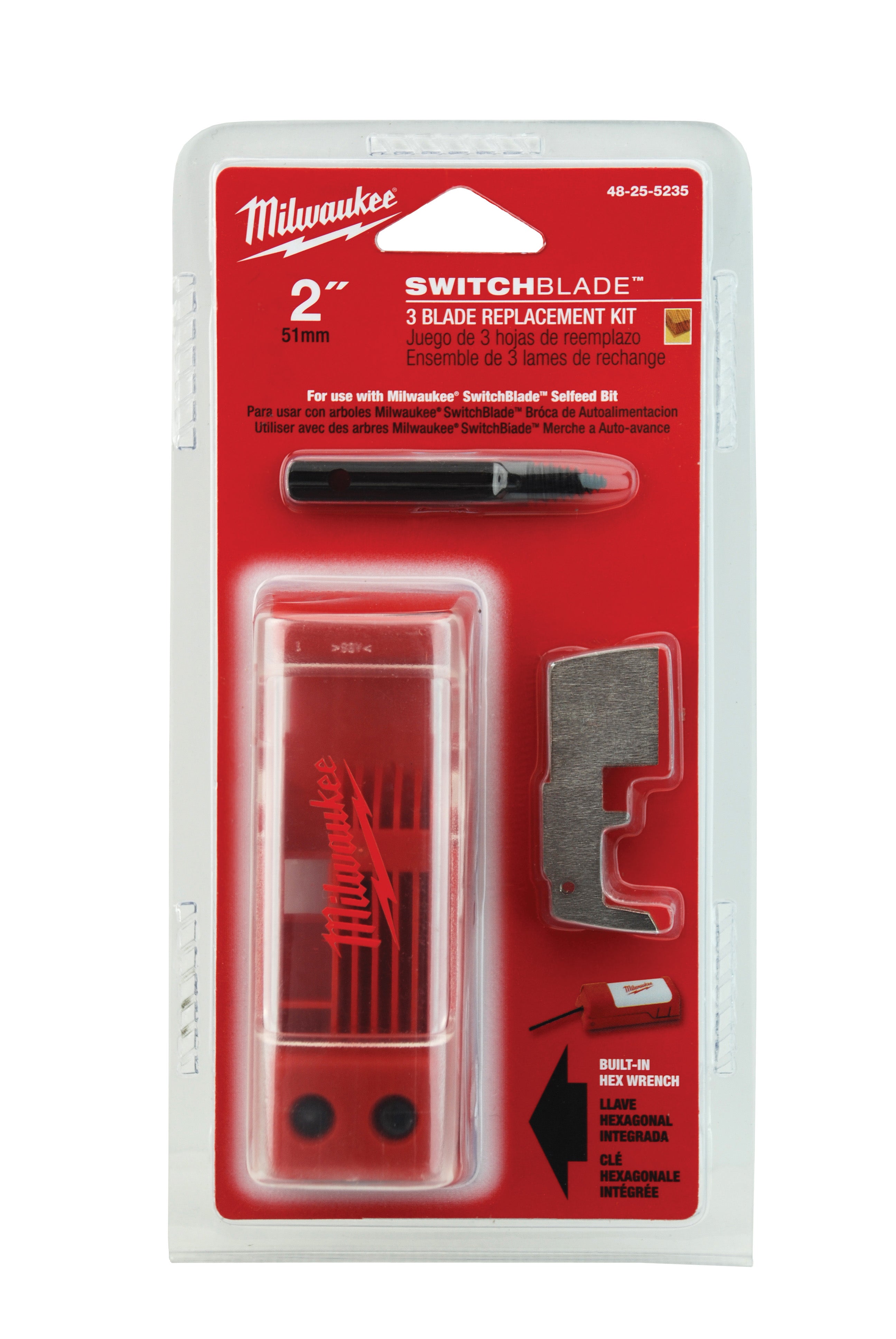 Milwaukee Electric 2" 3Pk Switchblades - MLW-48-25-5235 | MFVCanada.com