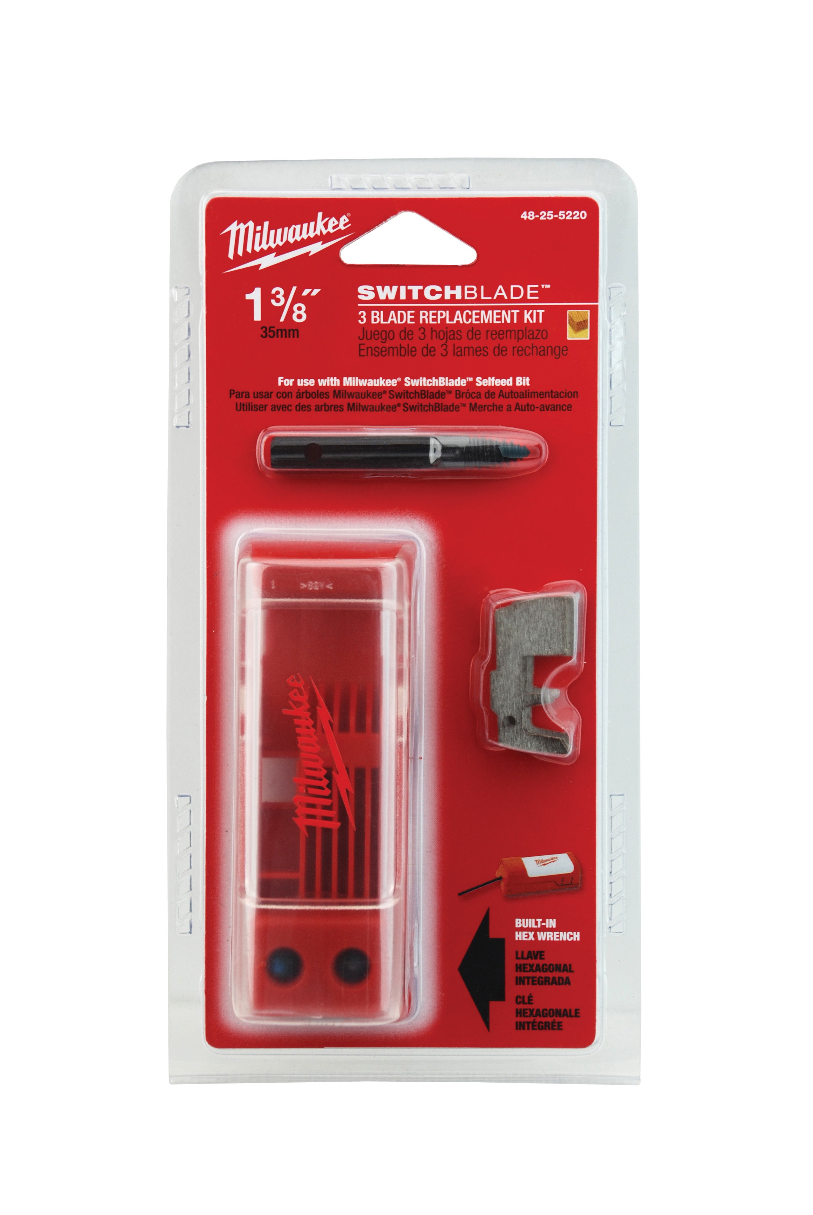 Milwaukee Electric 1-3/8" 3Pk Switchblades - MLW-48-25-5220 | MFVCanada.com