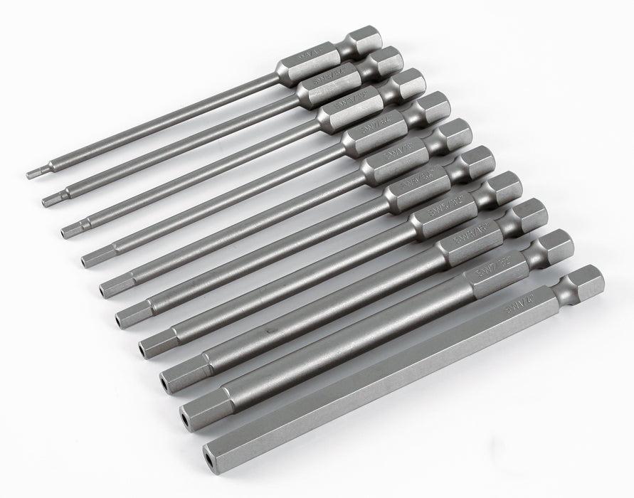 WIHA TOOLS 10 Piece Security Hex In Power Blade Set - WIH-76096 | GarageAndFab.com