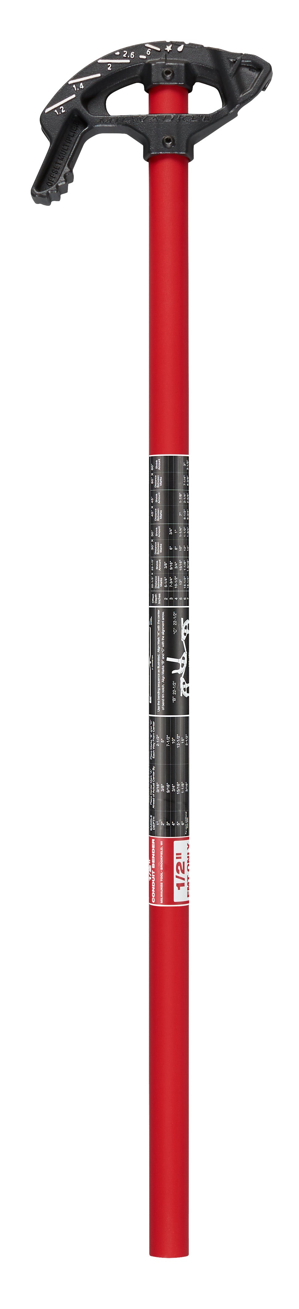 Milwaukee Electric 1/2" Iron Conduit Bender - 48-22-4080 - MLW-48-22-4080 | MFVCanada.com