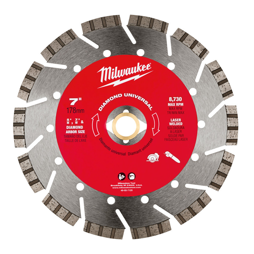 Milwaukee Electric 7" Multi App Segmented-Turbo - MLW-49-93-7120 | MFVCanada.com
