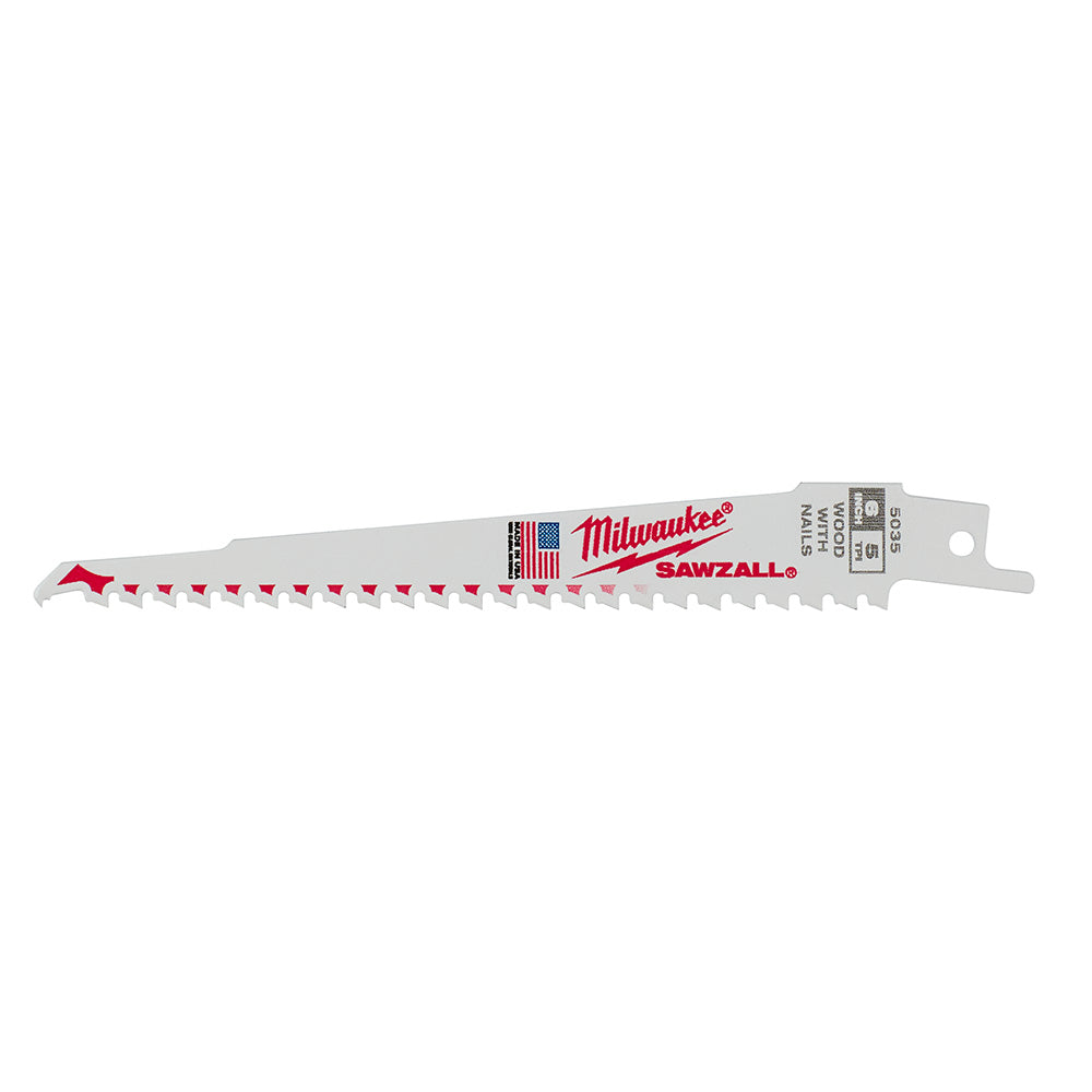 Milwaukee Electric Blade 5T 6L Thin Kerf Bulk 10 - MLW-48-01-2015 | MFVCanada.com