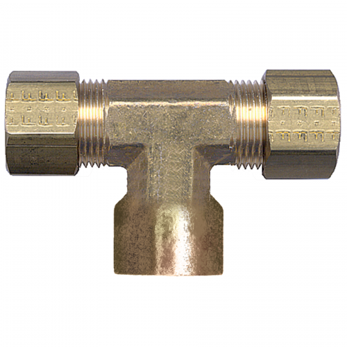 Fairview Brass Compression;1/4x1/4 FPT Item #: FVF-78-4B | GarageAndFab.com