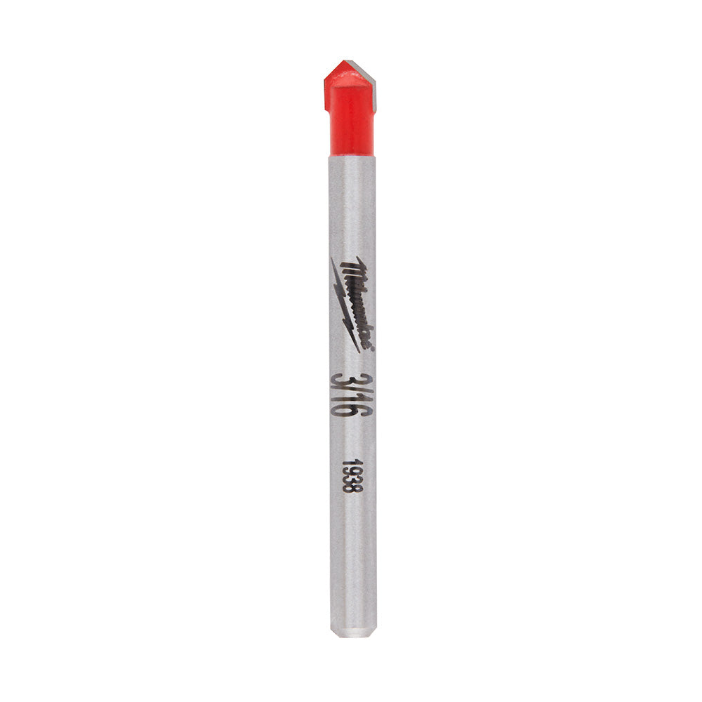 Milwaukee Electric 3/16" Glass And Tile Bit - MLW-48-20-8981 | MFVCanada.com