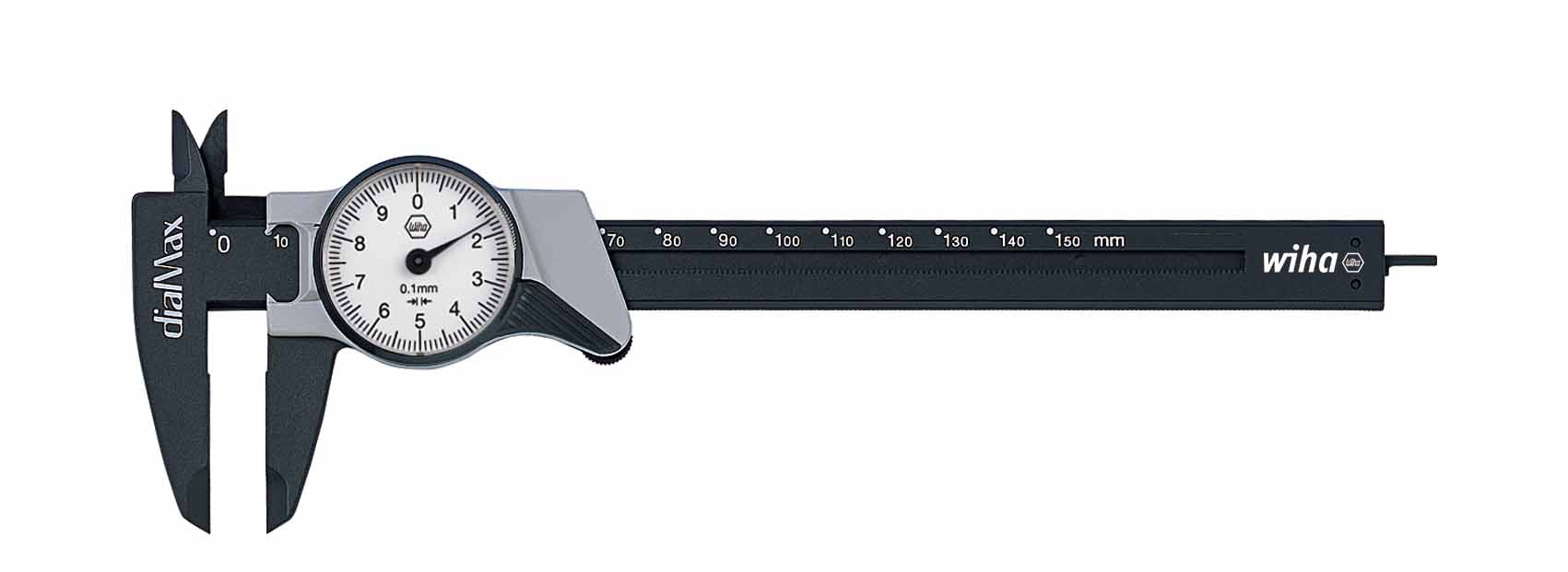 WIHA TOOLS Dial Caliper Dialmax - Metricric - WIH-41102 | GarageAndFab.com