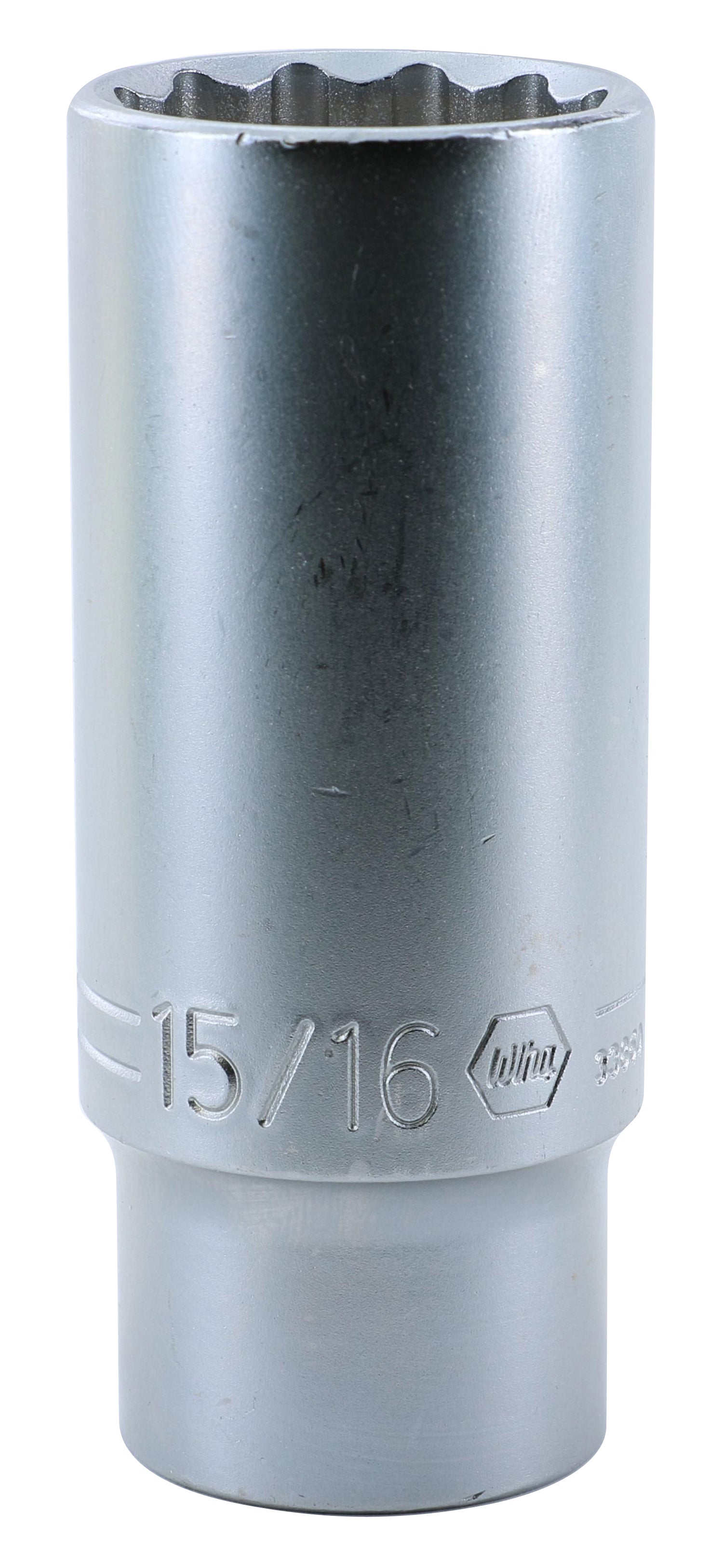 WIHA TOOLS 12 Point - 1/2" Drive Deep Socket 15/16" - 33860 - WIH-33860 | GarageAndFab.com