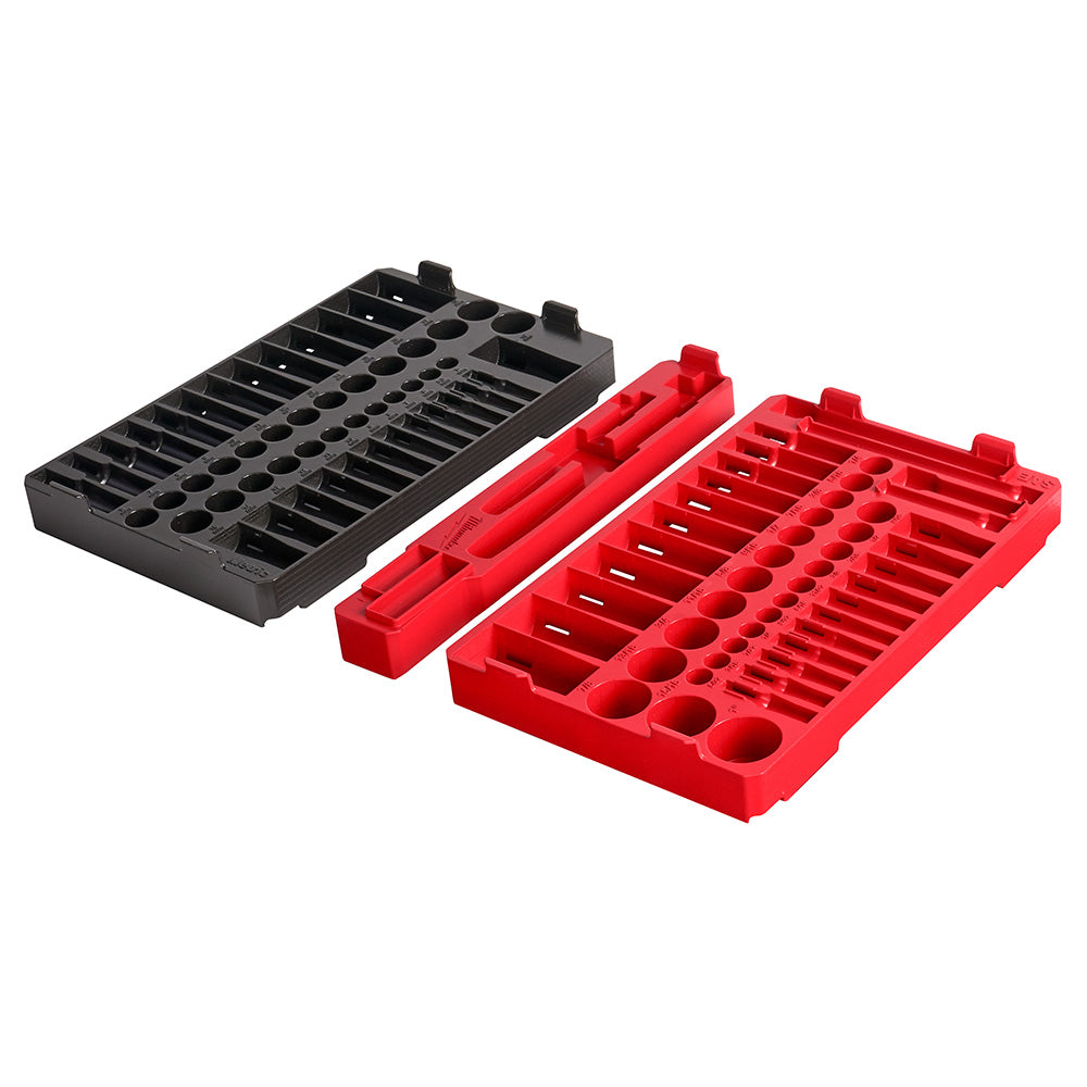 Milwaukee Electric 1/4", 3/8" 106Pc Rtch/Socket Po-Trays - MLW-48-22-9486T | MFVCanada.com