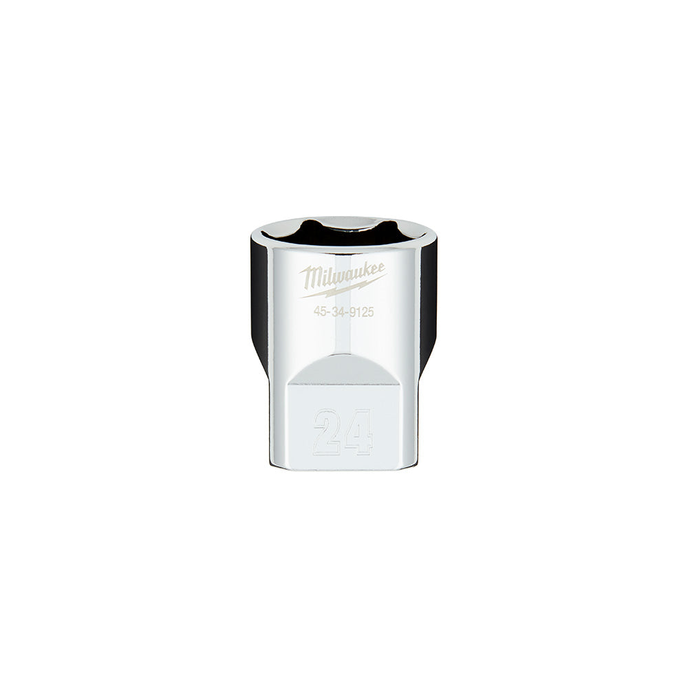 Milwaukee Electric 1/2" Drive 24Mm Socket - MLW-45-34-9125 | MFVCanada.com