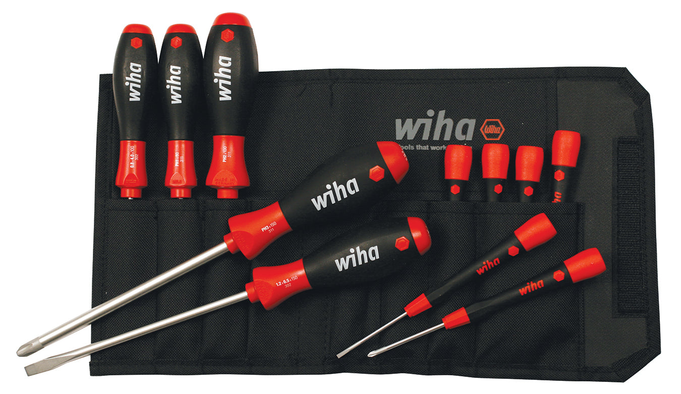 WIHA TOOLS 11 Piece Softfinish And Picofinish Screwdriver Driver Set - WIH-30293 | GarageAndFab.com