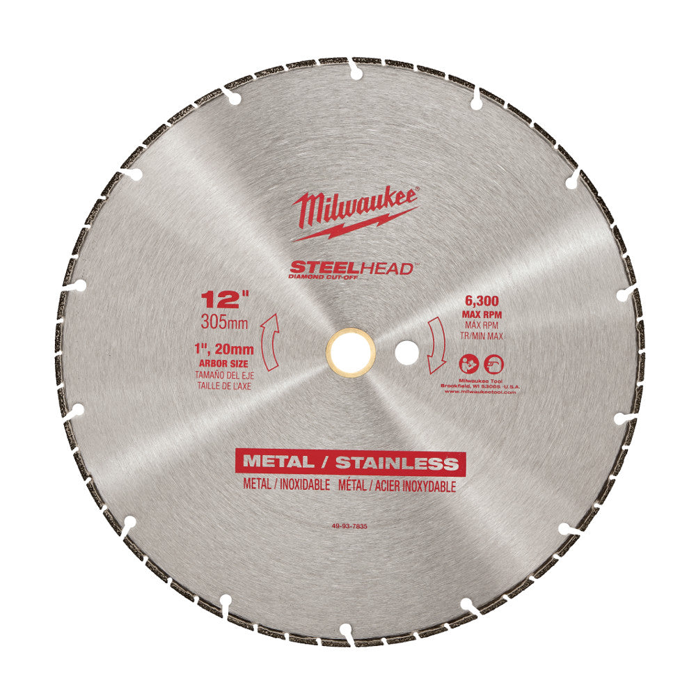 Milwaukee Electric 12" Steel Cutting Segmented - MLW-49-93-7835 | MFVCanada.com