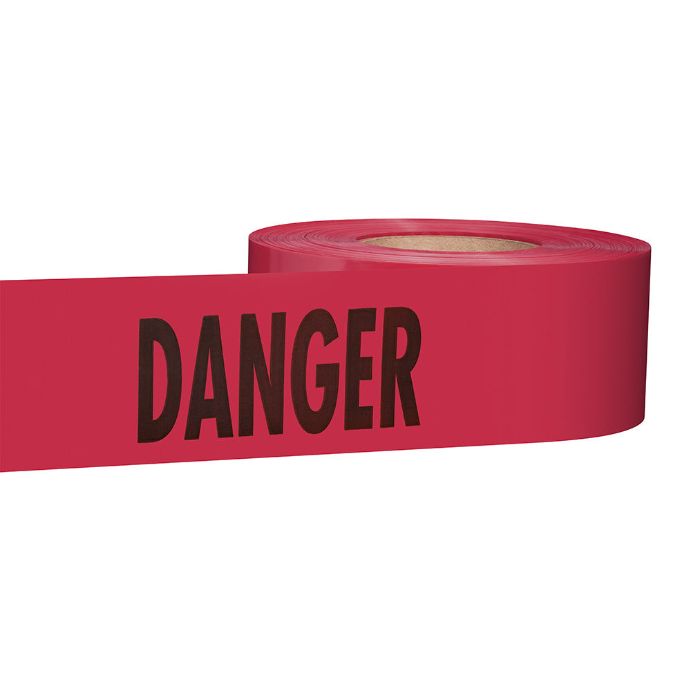 Milwaukee Electric 3X1000 Danger Red 3Mil Tape 1Rl - MLW-77-1004 | MFVCanada.com