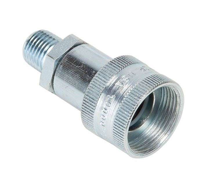 Greenlee Coupler,Female 1/4-18 Nptm - GRE-F024631 | GarageAndFab.com