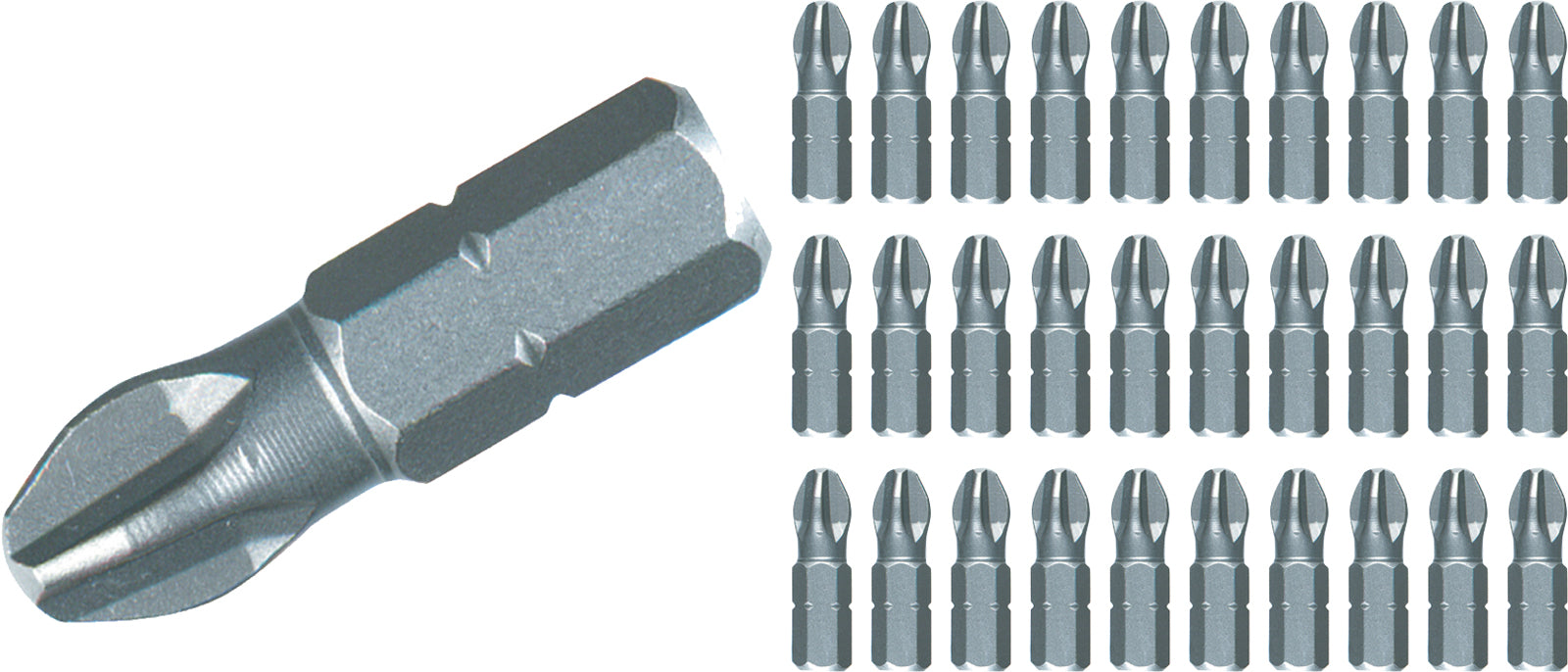 WIHA TOOLS Phillips Contractor Insert Bit #1 X 25Mm - 30 Piece - WIH-72521 | GarageAndFab.com