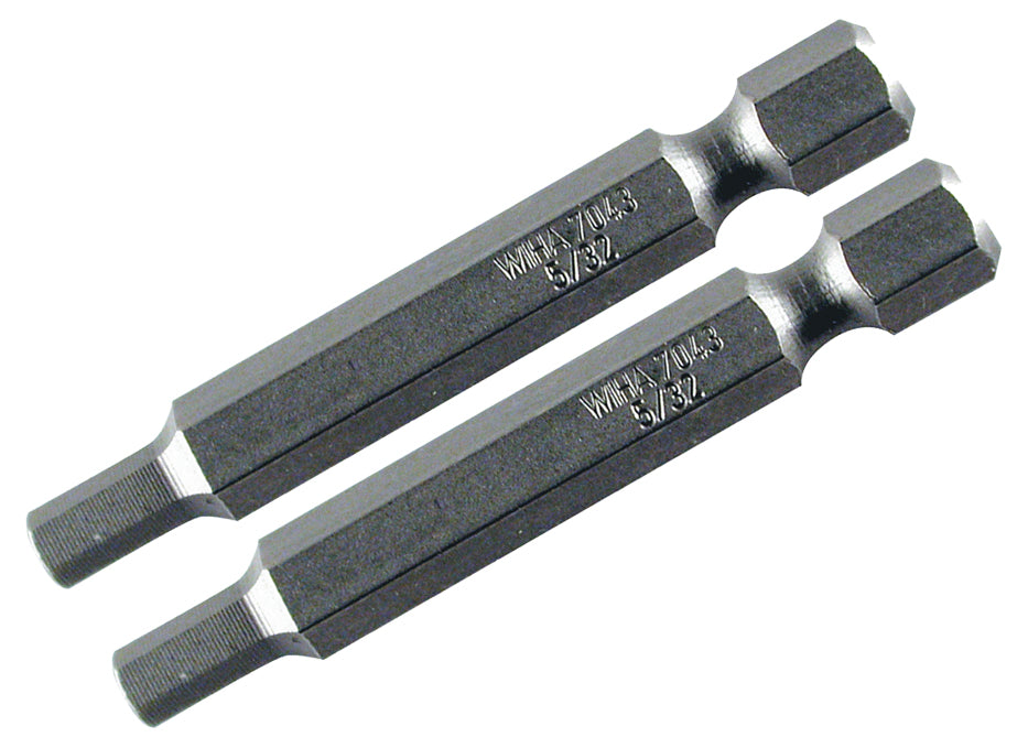 WIHA TOOLS Hex Power Bit 3.0 X 50Mm - 2 Pack - WIH-74362 | GarageAndFab.com