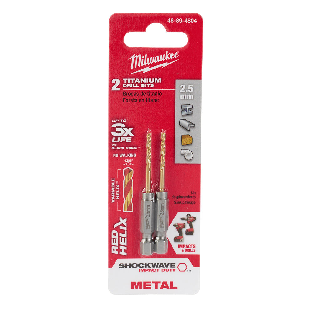 Milwaukee Electric Us Metric Tin Rh  2.5Mm - MLW-48-89-4804 | MFVCanada.com