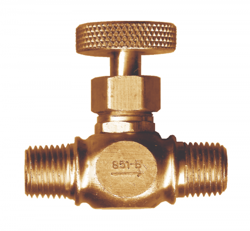 Fairview CSA Needle Valve;1/8MPTx1/8MPT Item #: FVF-851-A | GarageAndFab.com