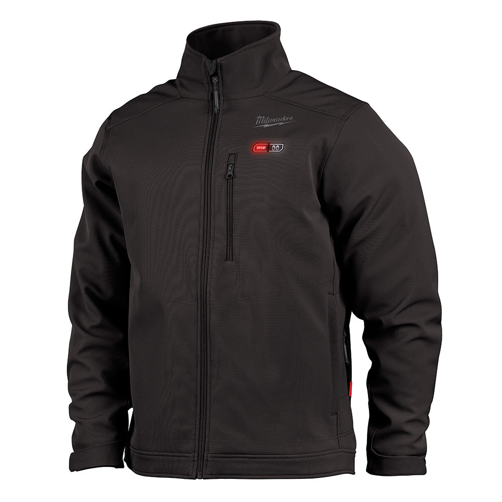 Milwaukee Electric X-Large - M12 Heated Toughshell Jacket Kit  With Battery, Charger, Cable & Plug (Black) - MLW-204B-21XL | MFVCanada.com
