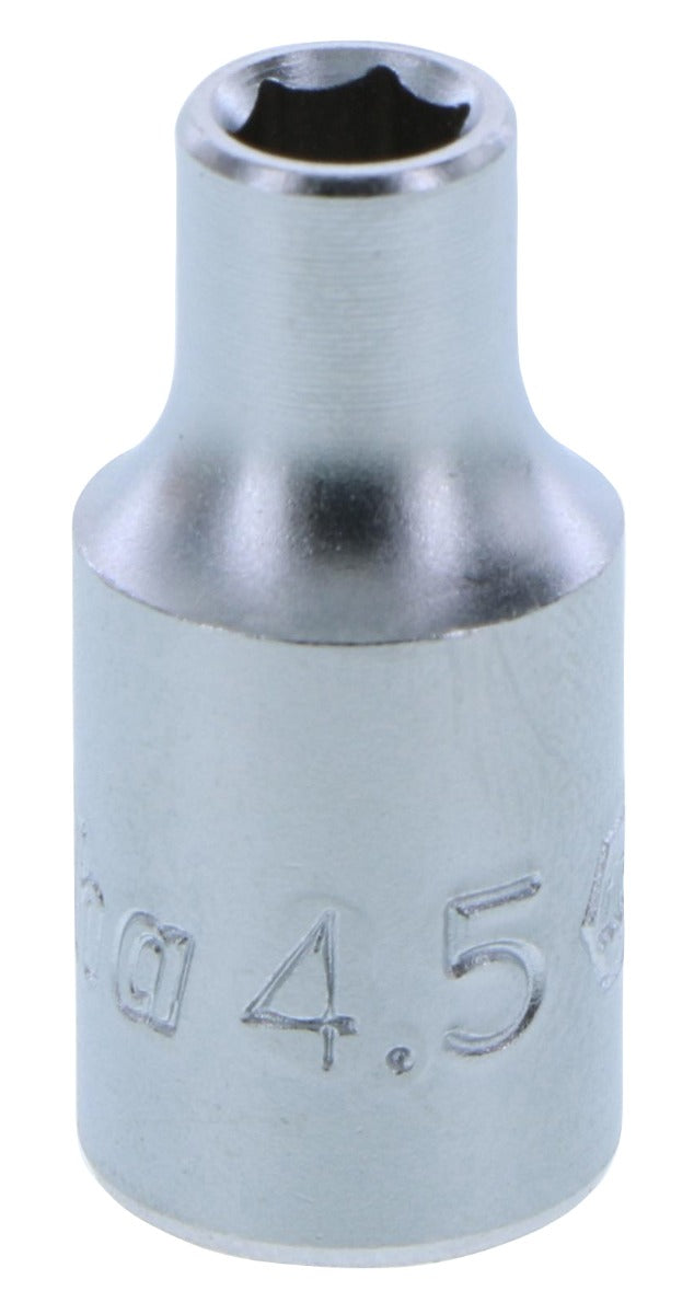 WIHA TOOLS 6 Point - 1/4 Inch Drive Socket - 4.5Mm X 25Mm - WIH-33324 | GarageAndFab.com