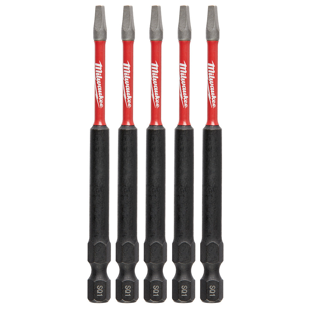 Milwaukee Electric (6) 5Pk 3-1/2" Pwrench Bit Sq1 - MLW-48-32-4575 | MFVCanada.com