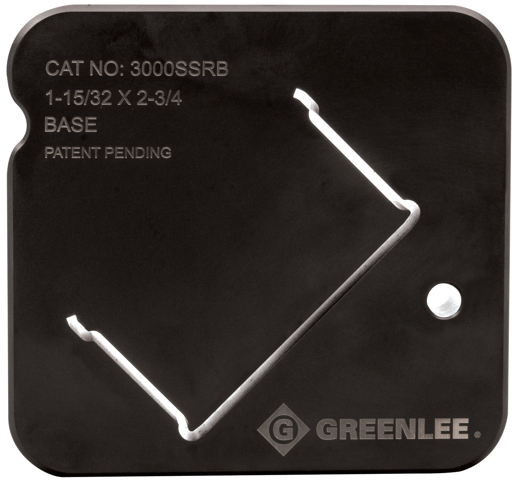 Greenlee Die Set,1-15/32X2-3/4 Base - GRE-3000SSRB | GarageAndFab.com